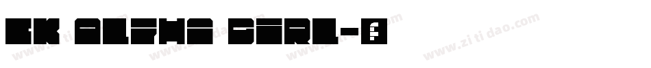 CK Alpha Girl字体转换